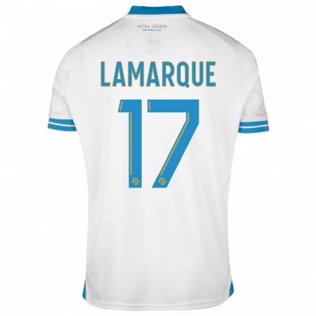 Kandiny Enfant Maillot Alais Lamarque #17 Blanc Tenues Domicile 2023/24 T-Shirt