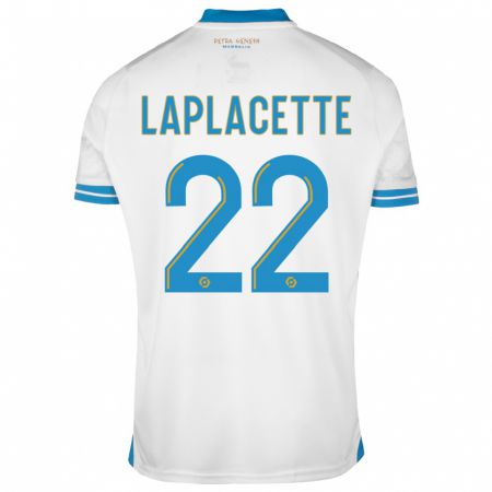 Kandiny Enfant Maillot Tess Laplacette #22 Blanc Tenues Domicile 2023/24 T-Shirt