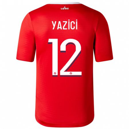 Kandiny Enfant Maillot Yusuf Yazici #12 Rouge Tenues Domicile 2023/24 T-Shirt