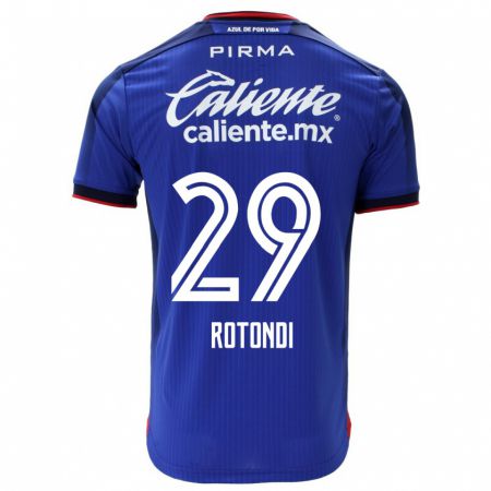 Kandiny Enfant Maillot Carlos Rotondi #29 Bleu Tenues Domicile 2023/24 T-Shirt