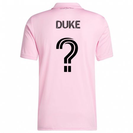 Kandiny Enfant Maillot Bryce Duke #0 Rose Tenues Domicile 2023/24 T-Shirt
