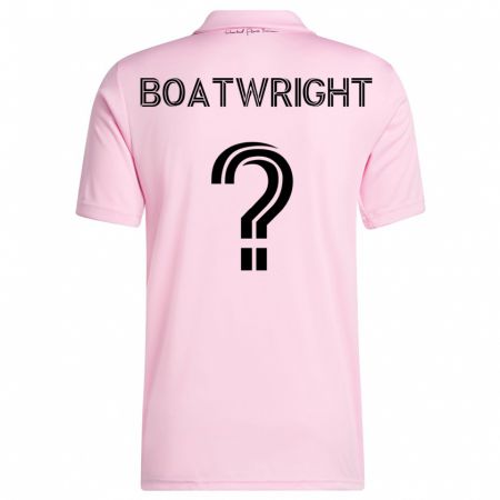 Kandiny Enfant Maillot Israel Boatwright #0 Rose Tenues Domicile 2023/24 T-Shirt