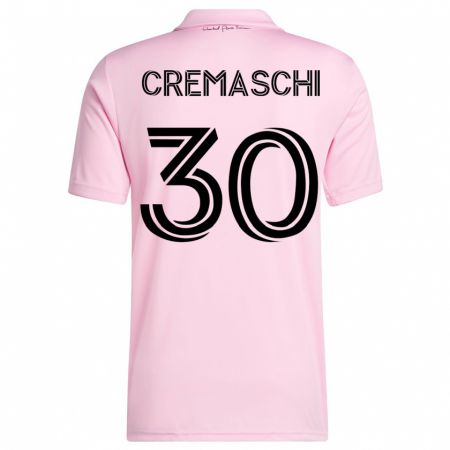 Kandiny Enfant Maillot Benja Cremaschi #30 Rose Tenues Domicile 2023/24 T-Shirt