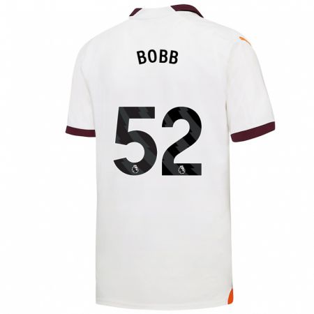 Kandiny Enfant Maillot Oscar Bobb #52 Blanc Tenues Extérieur 2023/24 T-Shirt