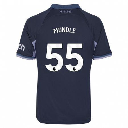 Kandiny Enfant Maillot Romaine Mundle #55 Bleu Foncé Tenues Extérieur 2023/24 T-Shirt
