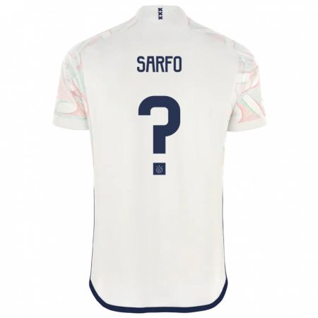 Kandiny Enfant Maillot Raphaël Sarfo #0 Blanc Tenues Extérieur 2023/24 T-Shirt