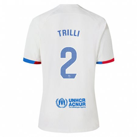Kandiny Enfant Maillot Trilli #2 Blanc Tenues Extérieur 2023/24 T-Shirt