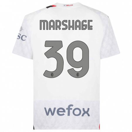 Kandiny Enfant Maillot Wilgot Marshage #39 Blanc Tenues Extérieur 2023/24 T-Shirt