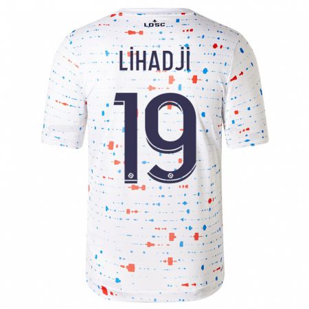 Kandiny Enfant Maillot Isaac Lihadji #19 Blanc Tenues Extérieur 2023/24 T-Shirt