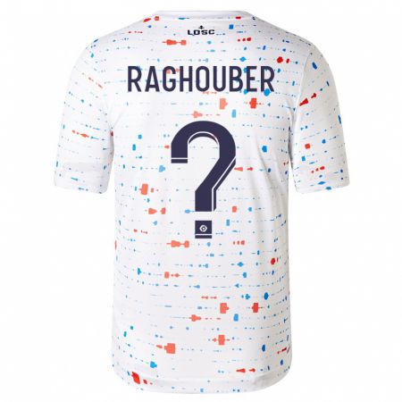 Kandiny Enfant Maillot Ugo Raghouber #0 Blanc Tenues Extérieur 2023/24 T-Shirt