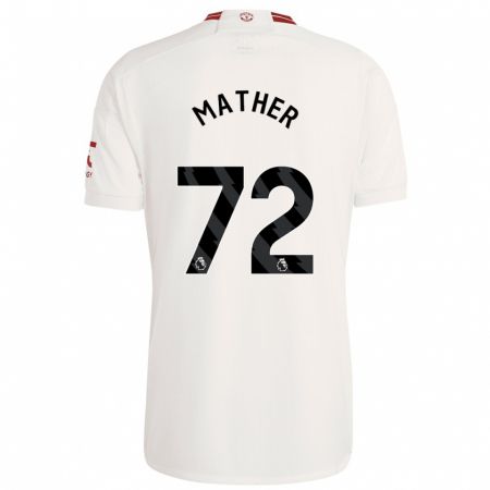 Kandiny Enfant Maillot Sam Mather #72 Blanc Troisieme 2023/24 T-Shirt