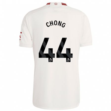 Kandiny Enfant Maillot Tahith Chong #44 Blanc Troisieme 2023/24 T-Shirt