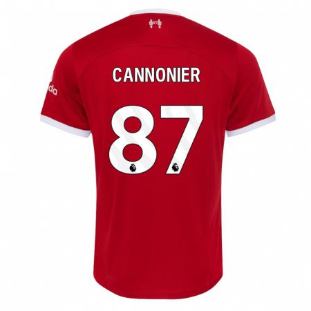 Kandiny Homme Maillot Oakley Cannonier #87 Rouge Tenues Domicile 2023/24 T-Shirt