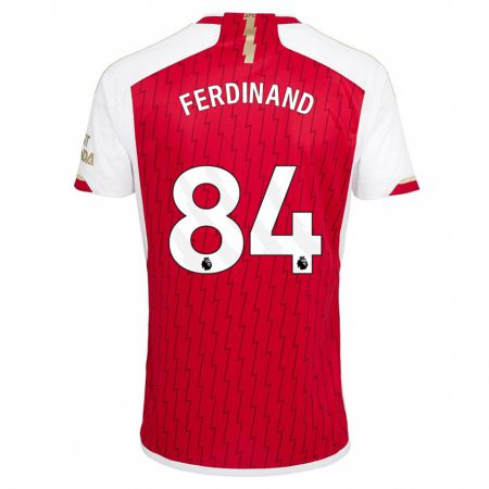 Kandiny Homme Maillot Seb Ferdinand #84 Rouge Tenues Domicile 2023/24 T-Shirt