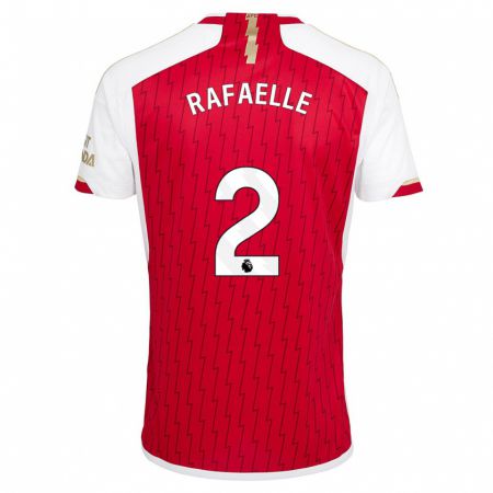 Kandiny Homme Maillot Rafaelle Souza #2 Rouge Tenues Domicile 2023/24 T-Shirt