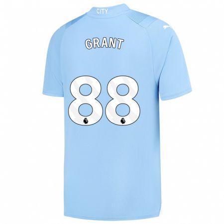 Kandiny Homme Maillot True Grant #88 Bleu Clair Tenues Domicile 2023/24 T-Shirt