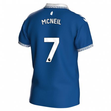 Kandiny Homme Maillot Dwight Mcneil #7 Bleu Royal Tenues Domicile 2023/24 T-Shirt