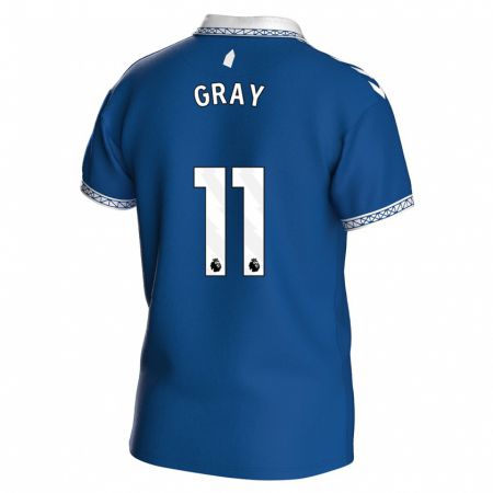Kandiny Homme Maillot Demarai Gray #11 Bleu Royal Tenues Domicile 2023/24 T-Shirt