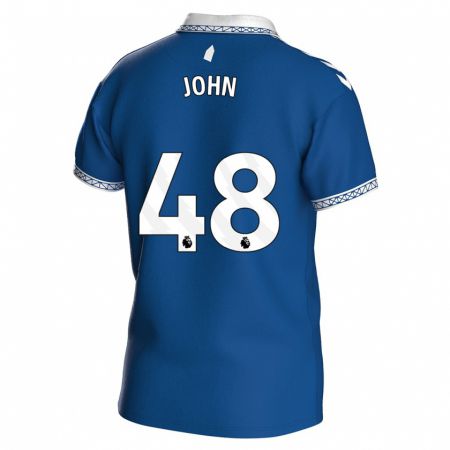 Kandiny Homme Maillot Kyle John #48 Bleu Royal Tenues Domicile 2023/24 T-Shirt