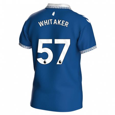 Kandiny Homme Maillot Charlie Whitaker #57 Bleu Royal Tenues Domicile 2023/24 T-Shirt