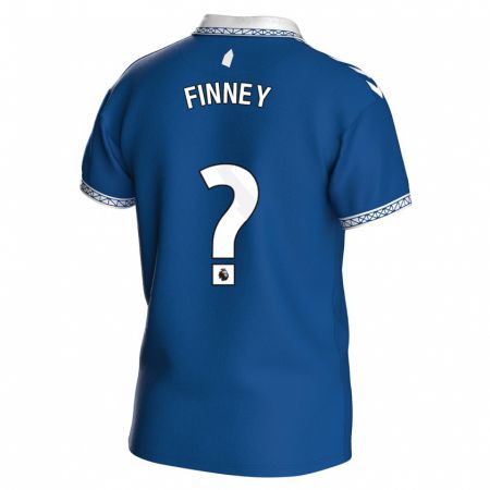 Kandiny Homme Maillot George Finney #0 Bleu Royal Tenues Domicile 2023/24 T-Shirt
