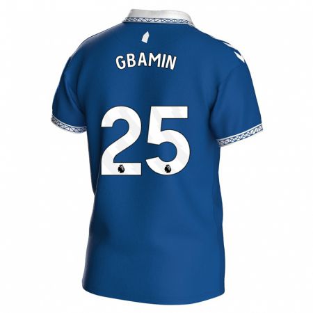 Kandiny Homme Maillot Jean-Philippe Gbamin #25 Bleu Royal Tenues Domicile 2023/24 T-Shirt