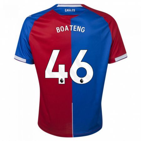 Kandiny Homme Maillot Malachi Boateng #46 Rouge Bleu Tenues Domicile 2023/24 T-Shirt