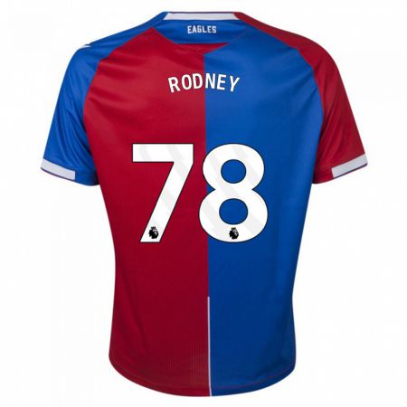 Kandiny Homme Maillot Kaden Rodney #78 Rouge Bleu Tenues Domicile 2023/24 T-Shirt
