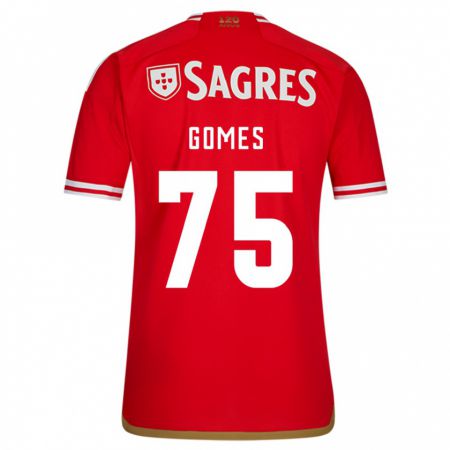 Kandiny Homme Maillot André Gomes #75 Rouge Tenues Domicile 2023/24 T-Shirt