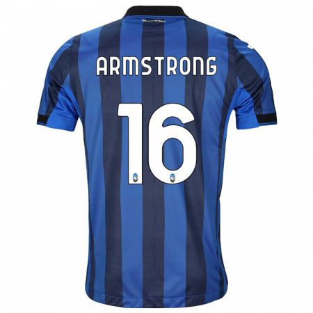 Kandiny Homme Maillot Daniel Armstrong #16 Noir Bleu Tenues Domicile 2023/24 T-Shirt