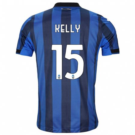 Kandiny Homme Maillot Maegan Kelly #15 Noir Bleu Tenues Domicile 2023/24 T-Shirt