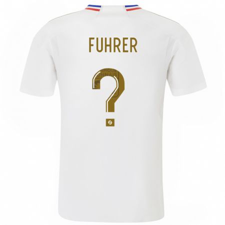 Kandiny Homme Maillot Pape Fuhrer #0 Blanc Tenues Domicile 2023/24 T-Shirt