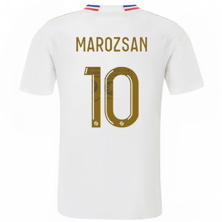Kandiny Homme Maillot Dzsenifer Marozsan #10 Blanc Tenues Domicile 2023/24 T-Shirt