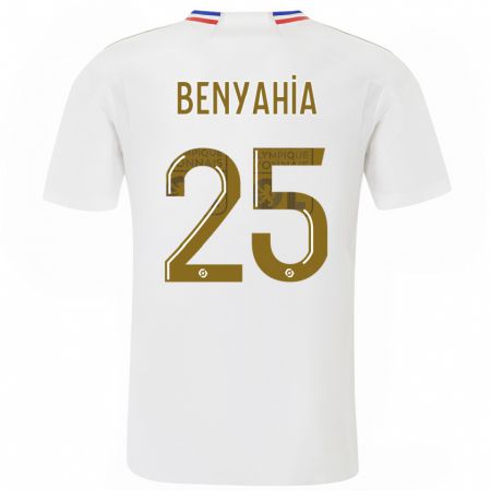 Kandiny Homme Maillot Ines Benyahia #25 Blanc Tenues Domicile 2023/24 T-Shirt