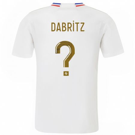 Kandiny Homme Maillot Sara Dabritz #0 Blanc Tenues Domicile 2023/24 T-Shirt