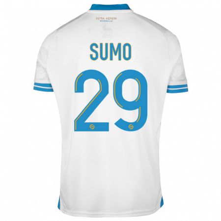 Kandiny Homme Maillot Eva Sumo #29 Blanc Tenues Domicile 2023/24 T-Shirt