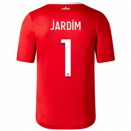 Kandiny Homme Maillot Leo Jardim #1 Rouge Tenues Domicile 2023/24 T-Shirt