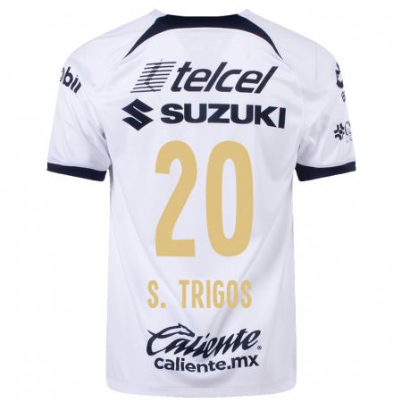 Kandiny Homme Maillot Santiago Trigos #20 Blanc Tenues Domicile 2023/24 T-Shirt
