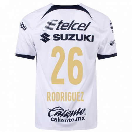 Kandiny Homme Maillot Lucia Rodriguez #26 Blanc Tenues Domicile 2023/24 T-Shirt