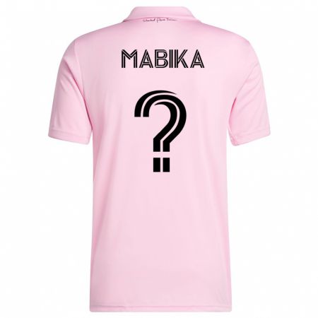 Kandiny Homme Maillot Aimé Mabika #0 Rose Tenues Domicile 2023/24 T-Shirt