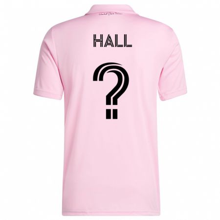 Kandiny Homme Maillot Tyler Hall #0 Rose Tenues Domicile 2023/24 T-Shirt