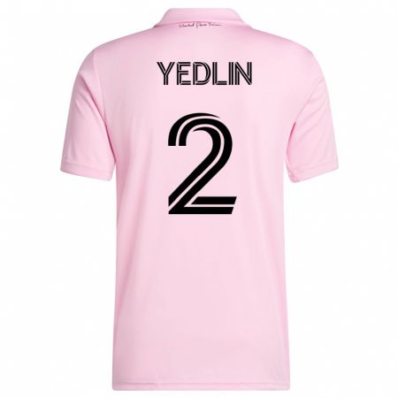 Kandiny Homme Maillot Deandre Yedlin #2 Rose Tenues Domicile 2023/24 T-Shirt