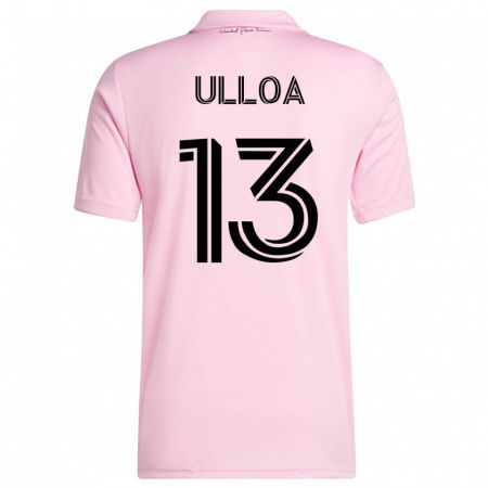 Kandiny Homme Maillot Víctor Ulloa #13 Rose Tenues Domicile 2023/24 T-Shirt