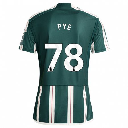 Kandiny Homme Maillot Logan Pye #78 Vert Foncé Tenues Extérieur 2023/24 T-Shirt