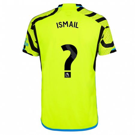 Kandiny Homme Maillot Cam'ron Ismail #0 Jaune Tenues Extérieur 2023/24 T-Shirt