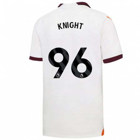Kandiny Homme Maillot Ben Knight #96 Blanc Tenues Extérieur 2023/24 T-Shirt
