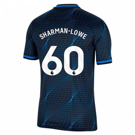Kandiny Homme Maillot Teddy Sharman-Lowe #60 Bleu Foncé Tenues Extérieur 2023/24 T-Shirt