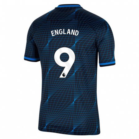 Kandiny Homme Maillot Bethany England #9 Bleu Foncé Tenues Extérieur 2023/24 T-Shirt
