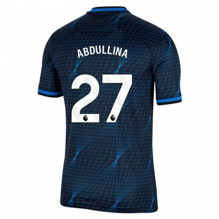 Kandiny Homme Maillot Alsu Abdullina #27 Bleu Foncé Tenues Extérieur 2023/24 T-Shirt