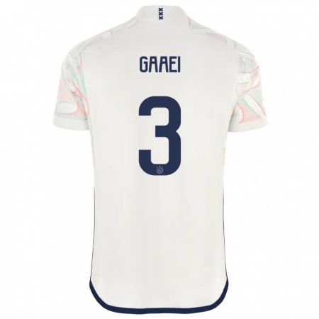Kandiny Homme Maillot Anton Gaaei #3 Blanc Tenues Extérieur 2023/24 T-Shirt
